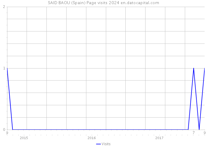 SAID BAOU (Spain) Page visits 2024 