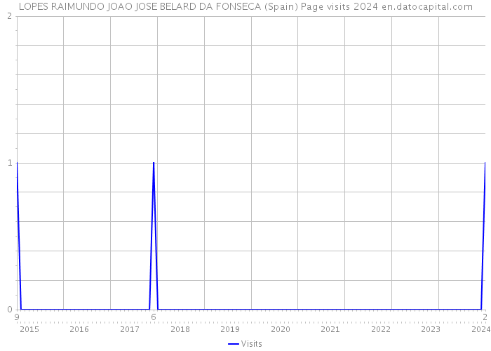 LOPES RAIMUNDO JOAO JOSE BELARD DA FONSECA (Spain) Page visits 2024 