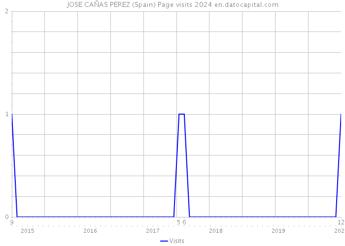 JOSE CAÑAS PEREZ (Spain) Page visits 2024 