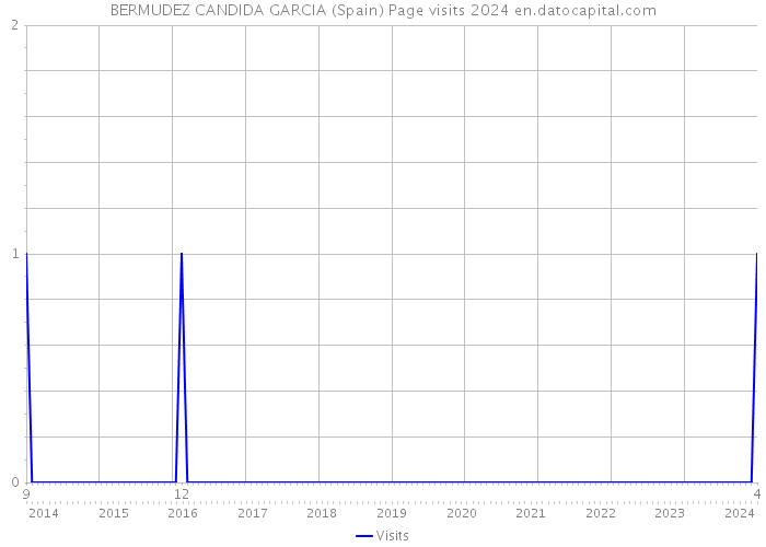 BERMUDEZ CANDIDA GARCIA (Spain) Page visits 2024 