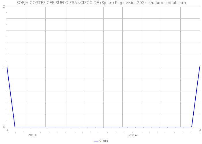 BORJA CORTES CERISUELO FRANCISCO DE (Spain) Page visits 2024 