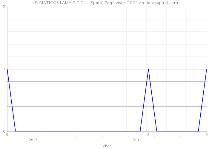 NEUMATICOS LAMA S.C.C.L. (Spain) Page visits 2024 