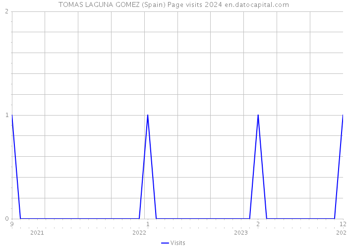 TOMAS LAGUNA GOMEZ (Spain) Page visits 2024 