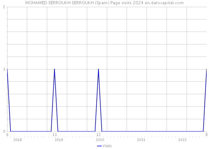 MOHAMED SERROUKH SERROUKH (Spain) Page visits 2024 