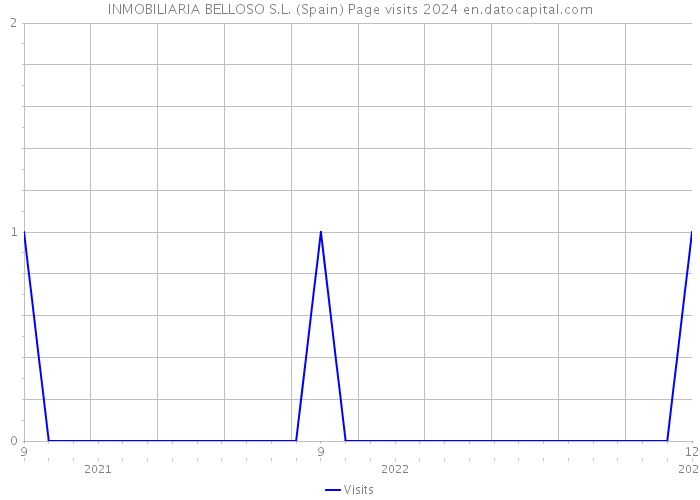 INMOBILIARIA BELLOSO S.L. (Spain) Page visits 2024 
