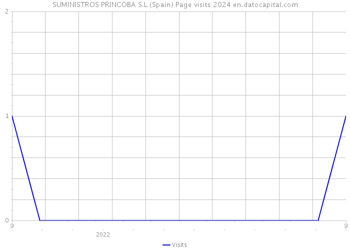 SUMINISTROS PRINCOBA S.L (Spain) Page visits 2024 