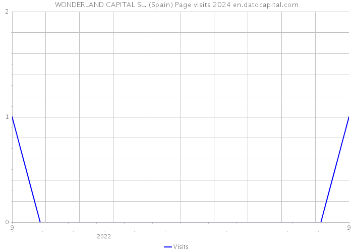 WONDERLAND CAPITAL SL. (Spain) Page visits 2024 
