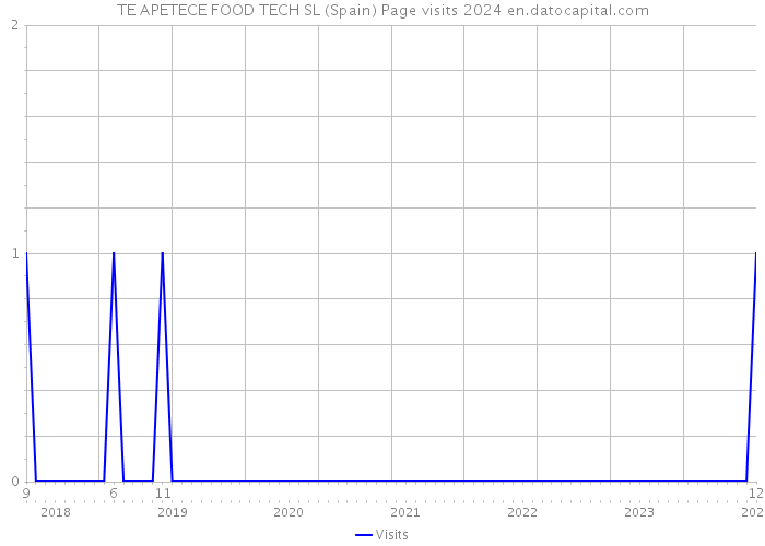 TE APETECE FOOD TECH SL (Spain) Page visits 2024 