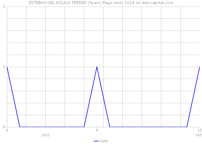 ESTEBAN DEL AGUILA FERRER (Spain) Page visits 2024 