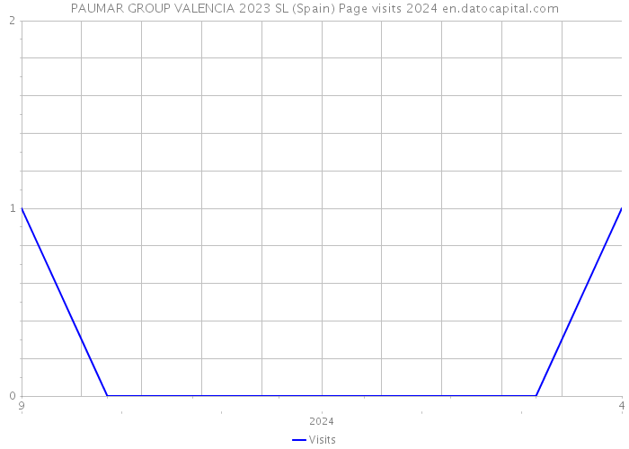 PAUMAR GROUP VALENCIA 2023 SL (Spain) Page visits 2024 