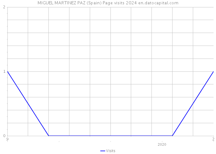 MIGUEL MARTINEZ PAZ (Spain) Page visits 2024 