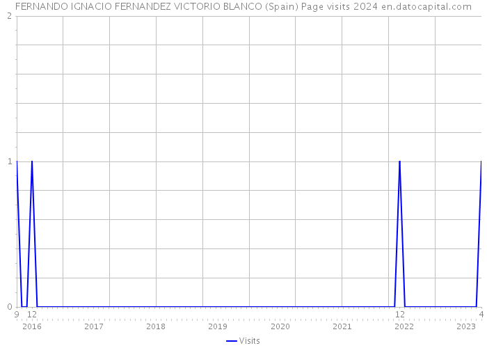 FERNANDO IGNACIO FERNANDEZ VICTORIO BLANCO (Spain) Page visits 2024 