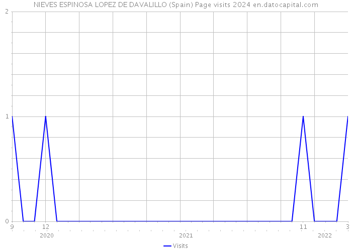 NIEVES ESPINOSA LOPEZ DE DAVALILLO (Spain) Page visits 2024 