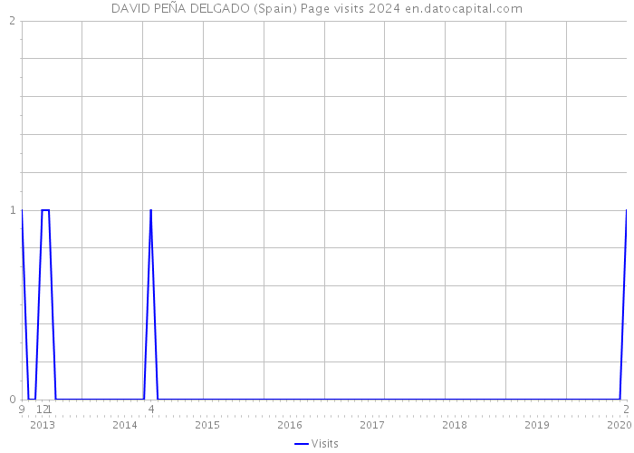 DAVID PEÑA DELGADO (Spain) Page visits 2024 
