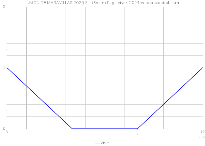 UNION DE MARAVILLAS 2020 S.L (Spain) Page visits 2024 