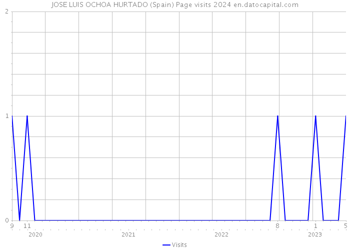 JOSE LUIS OCHOA HURTADO (Spain) Page visits 2024 