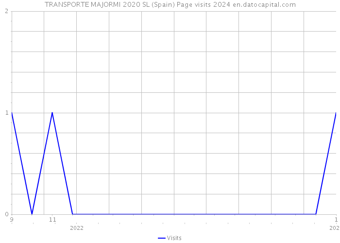 TRANSPORTE MAJORMI 2020 SL (Spain) Page visits 2024 