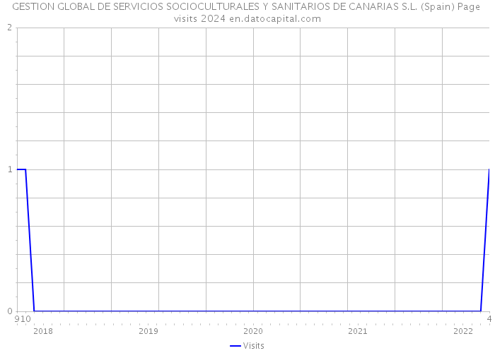 GESTION GLOBAL DE SERVICIOS SOCIOCULTURALES Y SANITARIOS DE CANARIAS S.L. (Spain) Page visits 2024 