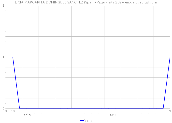 LIGIA MARGARITA DOMINGUEZ SANCHEZ (Spain) Page visits 2024 