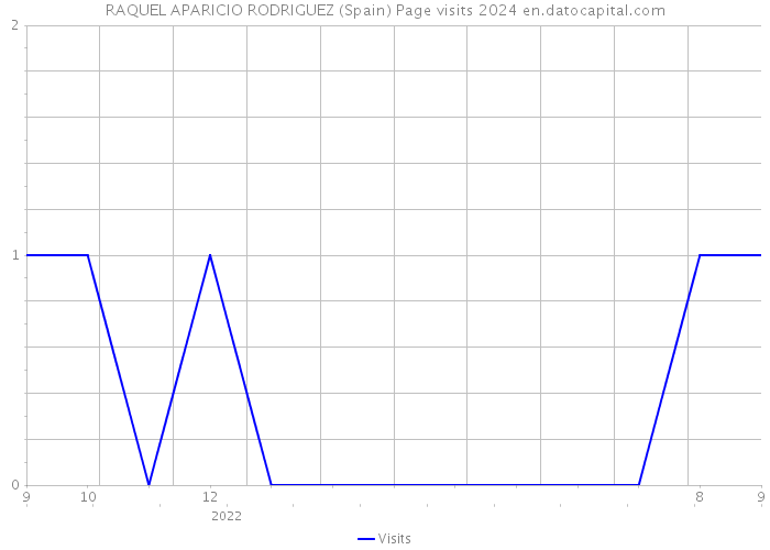 RAQUEL APARICIO RODRIGUEZ (Spain) Page visits 2024 