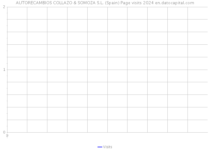 AUTORECAMBIOS COLLAZO & SOMOZA S.L. (Spain) Page visits 2024 