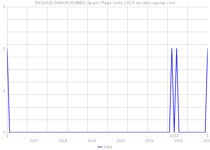 PAULINO SAMON RUBIES (Spain) Page visits 2024 
