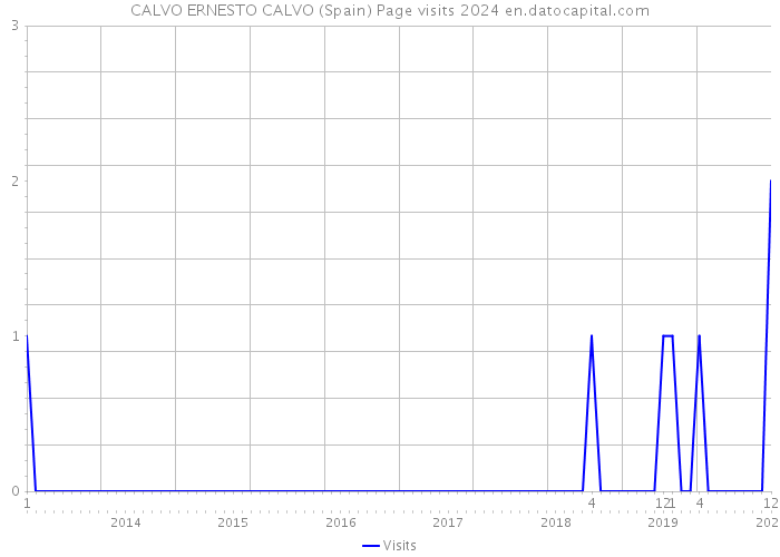 CALVO ERNESTO CALVO (Spain) Page visits 2024 