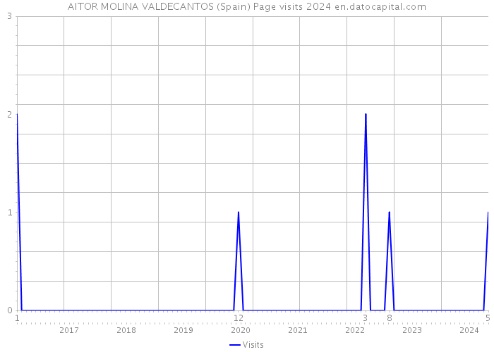 AITOR MOLINA VALDECANTOS (Spain) Page visits 2024 