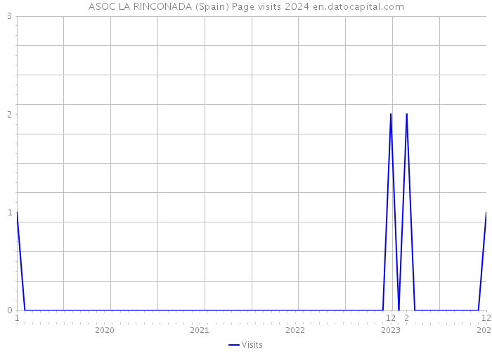 ASOC LA RINCONADA (Spain) Page visits 2024 