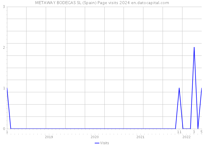 METAWAY BODEGAS SL (Spain) Page visits 2024 