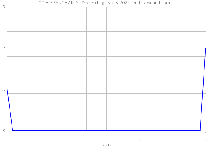 COIF-FRANCE AKI SL (Spain) Page visits 2024 