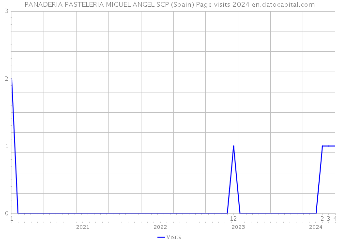 PANADERIA PASTELERIA MIGUEL ANGEL SCP (Spain) Page visits 2024 