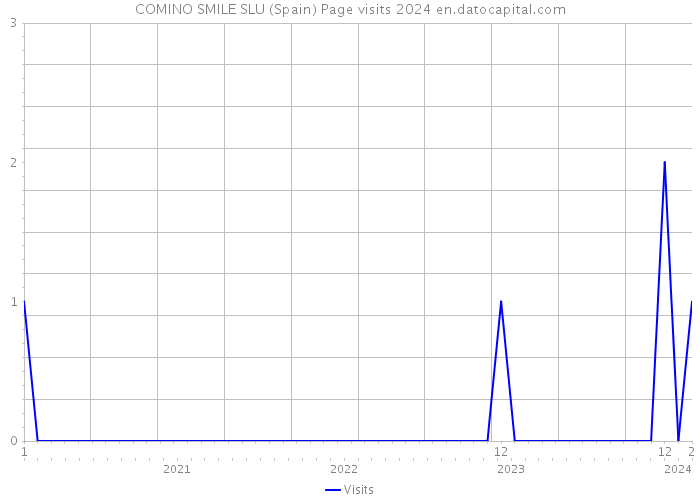 COMINO SMILE SLU (Spain) Page visits 2024 