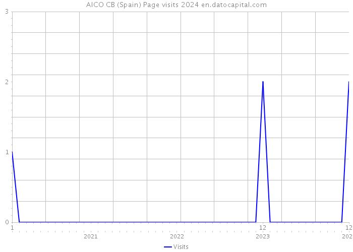 AICO CB (Spain) Page visits 2024 