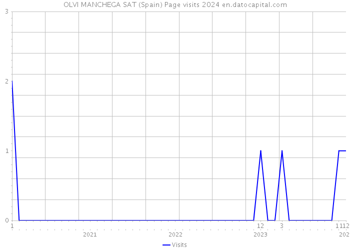 OLVI MANCHEGA SAT (Spain) Page visits 2024 