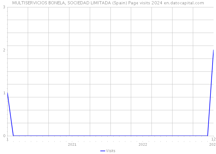 MULTISERVICIOS BONELA, SOCIEDAD LIMITADA (Spain) Page visits 2024 