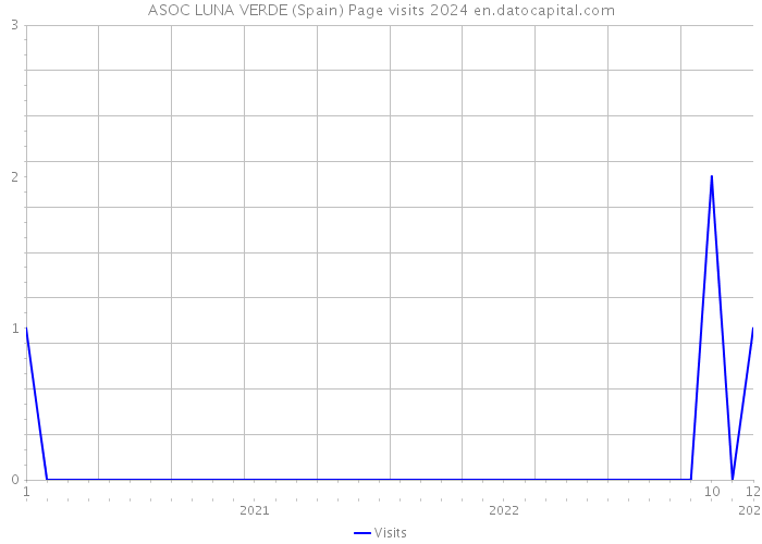ASOC LUNA VERDE (Spain) Page visits 2024 