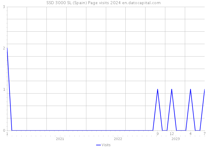SSD 3000 SL (Spain) Page visits 2024 
