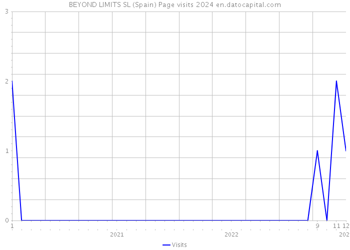 BEYOND LIMITS SL (Spain) Page visits 2024 