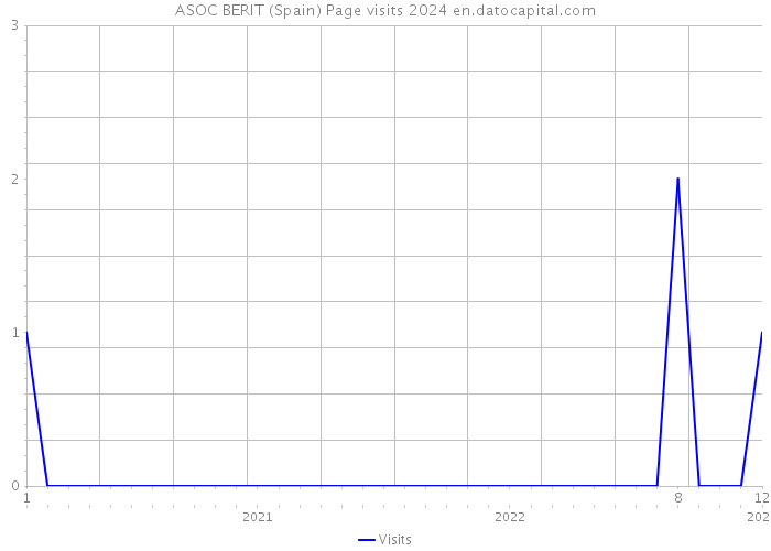 ASOC BERIT (Spain) Page visits 2024 
