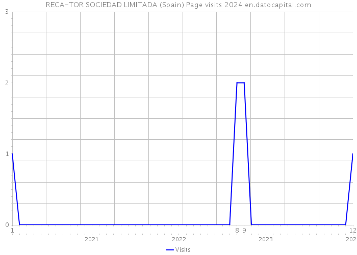 RECA-TOR SOCIEDAD LIMITADA (Spain) Page visits 2024 