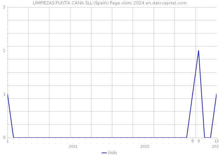 LIMPIEZAS PUNTA CANA SLL (Spain) Page visits 2024 