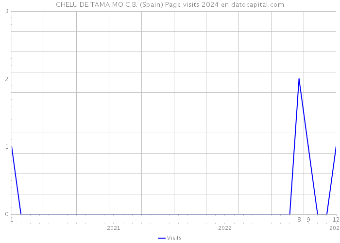 CHELU DE TAMAIMO C.B. (Spain) Page visits 2024 