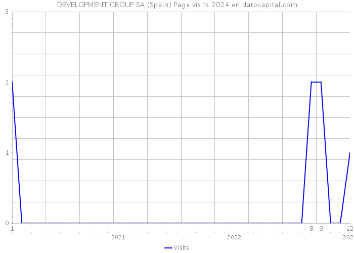 DEVELOPMENT GROUP SA (Spain) Page visits 2024 
