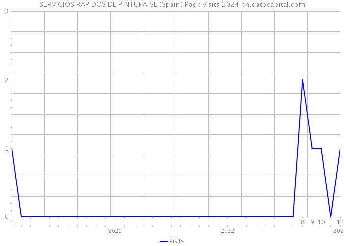 SERVICIOS RAPIDOS DE PINTURA SL (Spain) Page visits 2024 