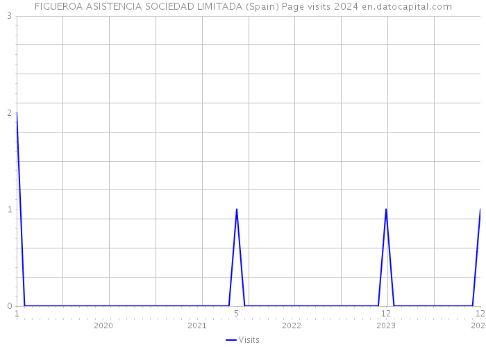 FIGUEROA ASISTENCIA SOCIEDAD LIMITADA (Spain) Page visits 2024 