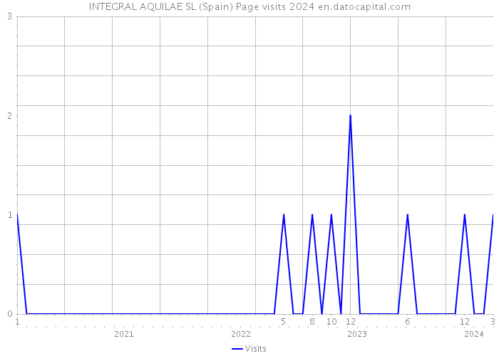 INTEGRAL AQUILAE SL (Spain) Page visits 2024 