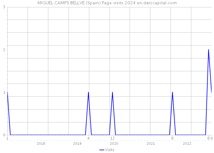 MIGUEL CAMPS BELLVE (Spain) Page visits 2024 