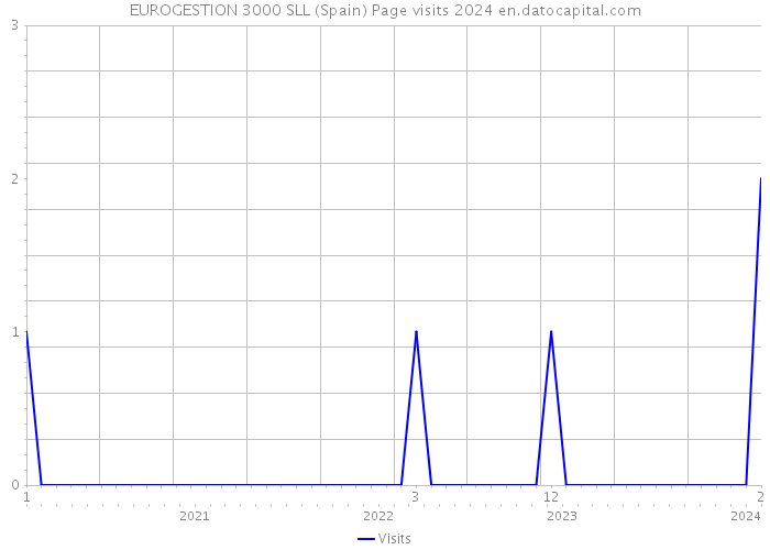 EUROGESTION 3000 SLL (Spain) Page visits 2024 