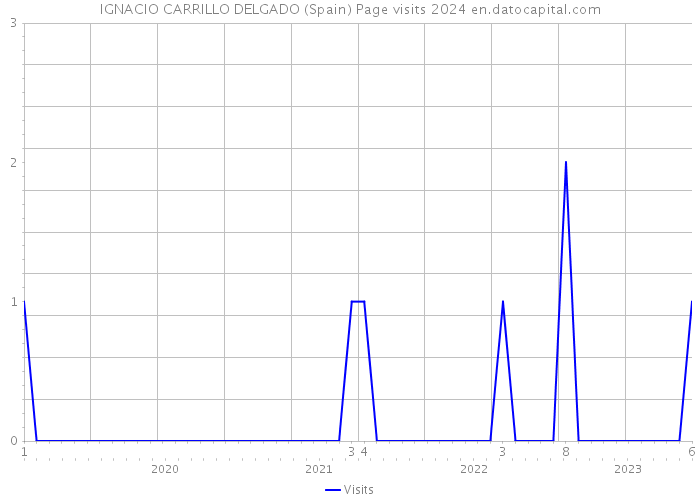 IGNACIO CARRILLO DELGADO (Spain) Page visits 2024 